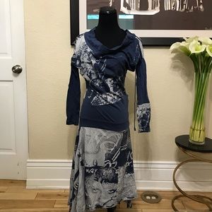 Desigual navy dress